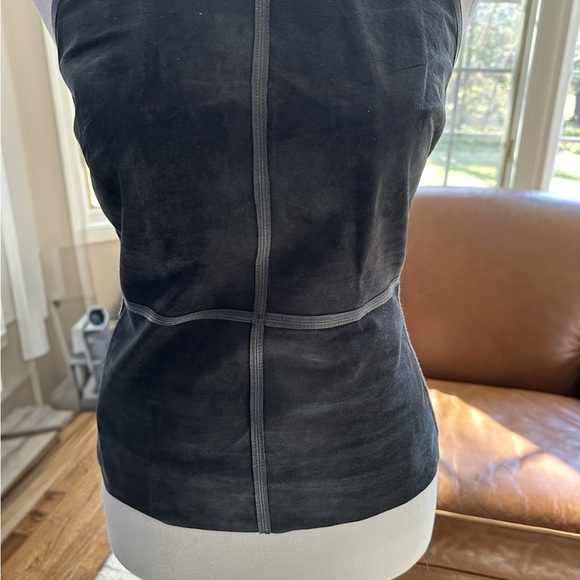 Bailey 44 Black Suede Top Size S - Picture 3 of 7